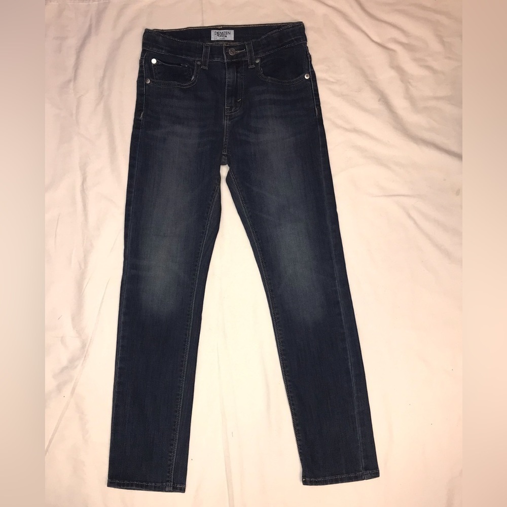 Denizen By Levi’s Skinny WATERLESS Dark Denim Denim Blue Jeans Size 14